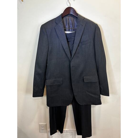 Ermenegildo Zegna x Saks Fifth Ave Charcoal Grey Suit - 40L/33W Slim fit - Picture 2 of 10